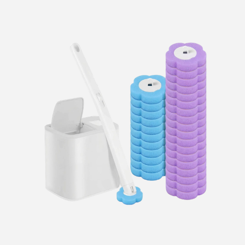 Disposable Toilet Brush Set